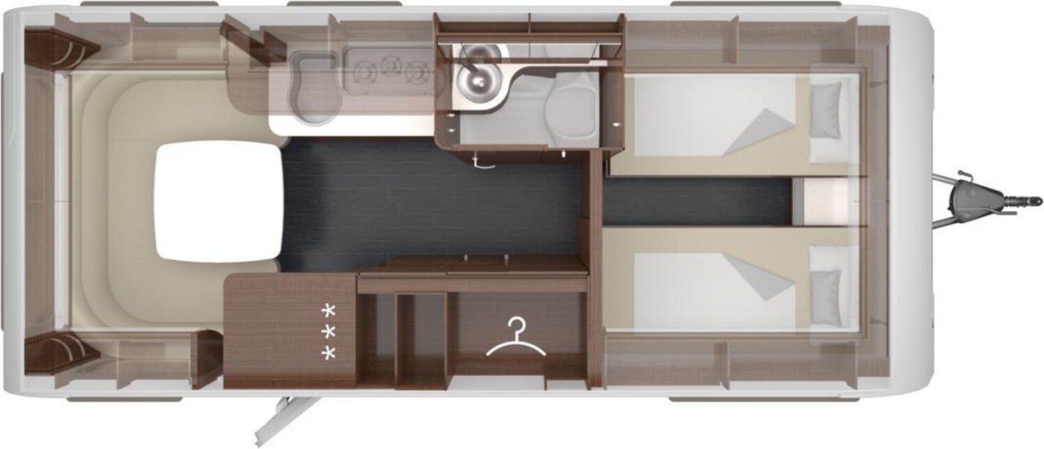 Grundriss Tabbert Puccini Finest Edition 550 E 2.3 430Kg Zuladung