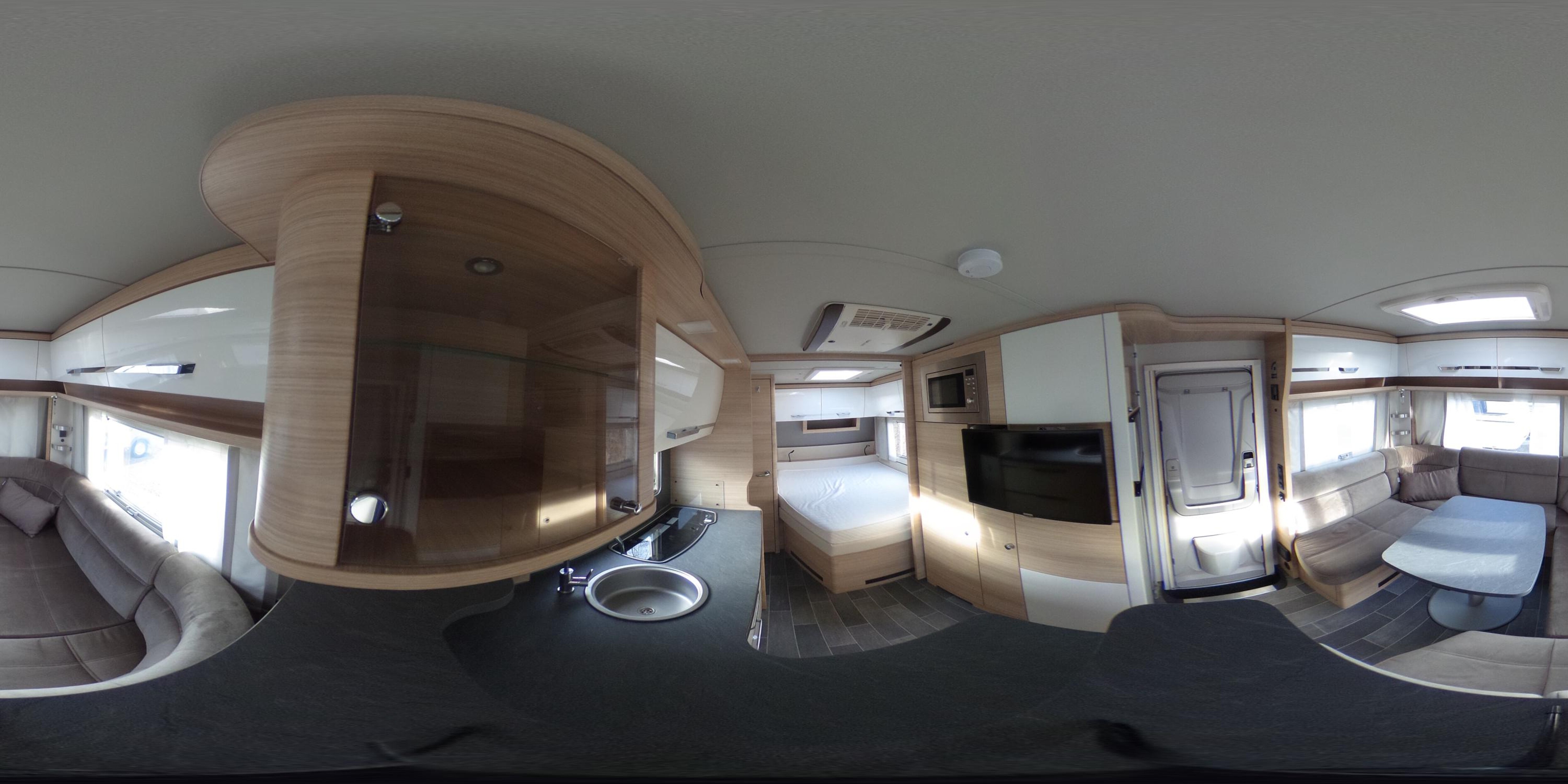 360° Ansicht Tabbert Vivaldi 560 TDL 2.5 E+P-Stützen,Mover,Klima,ATC