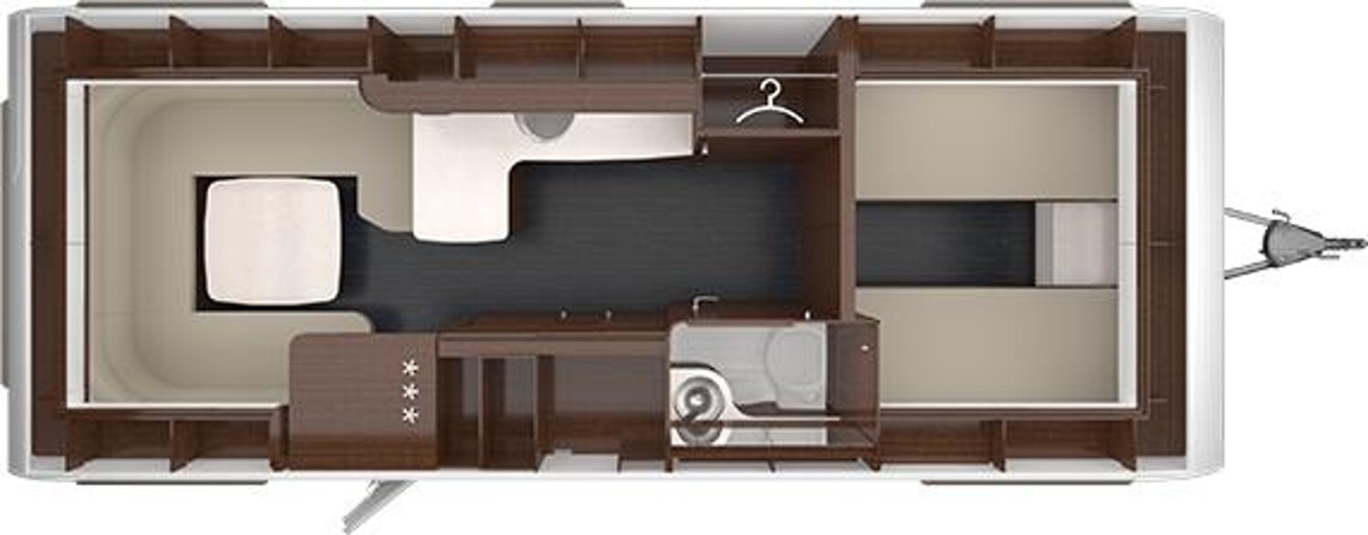 Grundriss Tabbert Puccini 655 EL 2.5 hydr. Stützensystem,Mover uvm