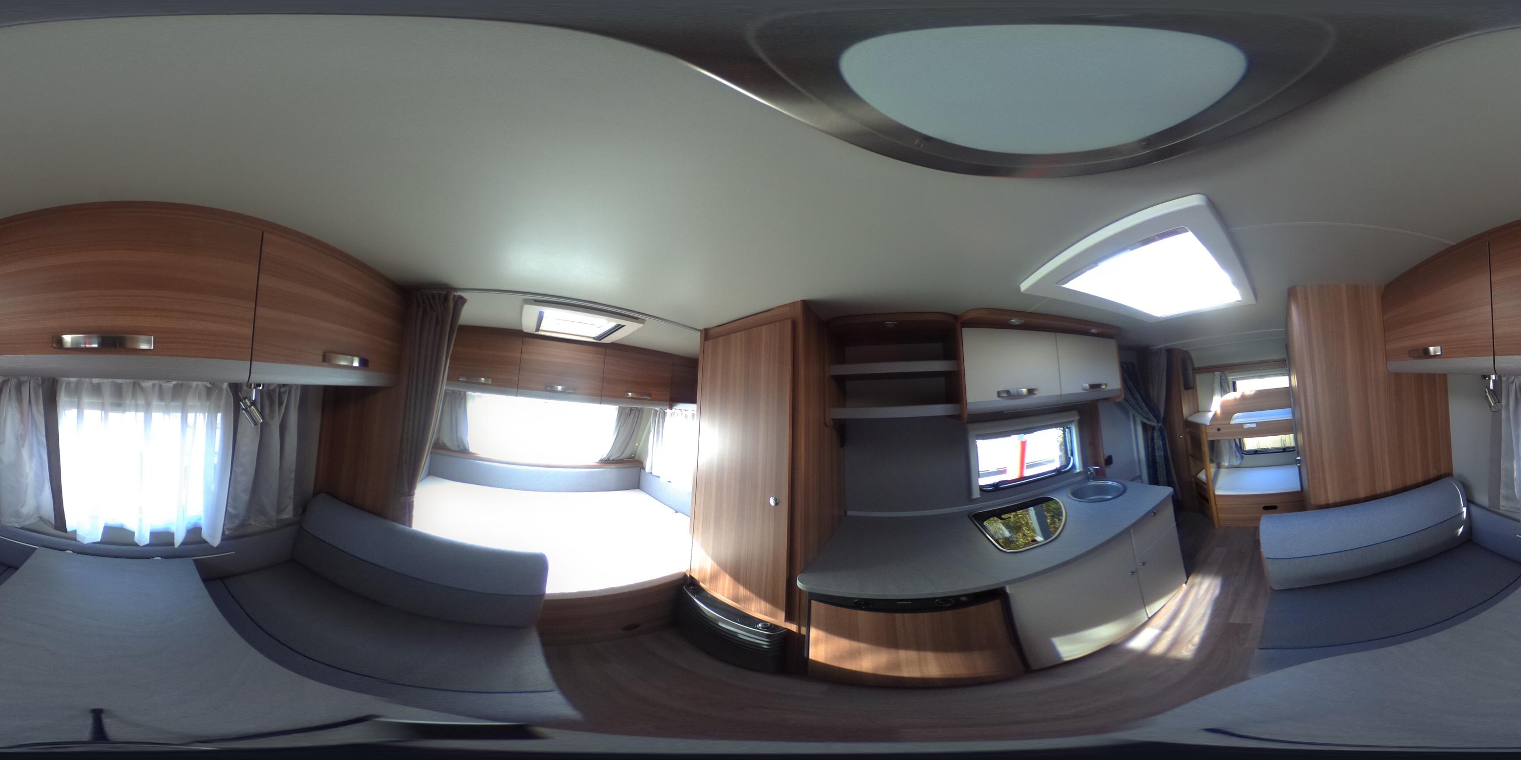 360° Ansicht Weinsberg CaraOne 480 QDK Mover, Bug- & Toilettenfenster